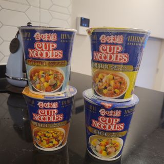 NISSIN 닛신 컵누들  4종 - 씨푸드오리지날, 씨푸드 스파이시, 씨푸드 커리, 씨푸드 XO소스 — 5점을 준 리뷰어가 2022년 5월 올린 사용 사진