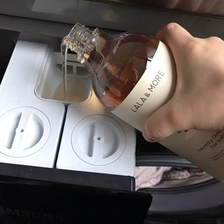 라라앤모어 유아 액체세제+세탁기클리너 — 5점을 준 리뷰어가 2022년 3월 올린 사용 사진