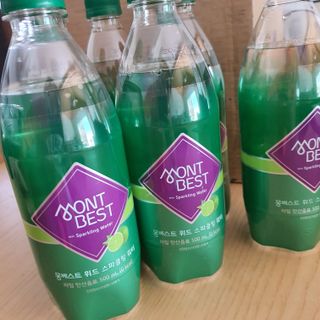 몽베스트 Montbest with Sparkling water Lime20병 — 5점을 준 리뷰어가 2021년 10월 올린 사용 사진