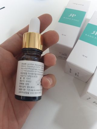 랑팡 EGF+FGF 10ppm 리포좀 앰플 원액 10ml — 5점을 준 리뷰어가 2021년 11월 올린 사용 사진