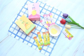 비타앤C 레몬맛, 망고맛 — 5점을 준 리뷰어가 2021년 4월 올린 사용 사진