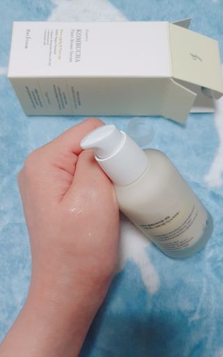 허블룸 콤부차 플랜트바이옴 비건 세럼 & 베지비타민앰플 — 5점을 준 리뷰어가 2021년 3월 올린 사용 사진