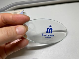 미라클풋 유리발각질제거기 물없이 쓱싹쓱싹 몇번만에 발각질 완벽제거 — 3.5점을 준 리뷰어가 2021년 8월 올린 사용 사진