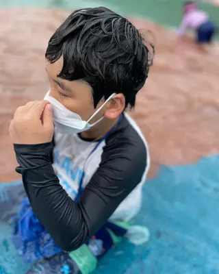 케이파이 항균 마스크 [케이파이] 항균 마스크 60매입 (개별 포장) 숨쉬기 편하여, 야외에서 운동할 때 사용이 편합니다. — 5점을 준 리뷰어가 2022년 7월 올린 사용 사진