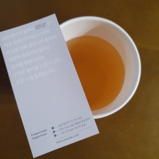 마시다 태양의 축복을 받은 프리미엄 수제 블렌딩 홍차, 골든에이지블랙티 — 5점을 준 리뷰어가 2021년 2월 올린 사용 사진