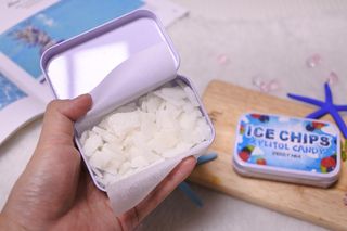 [아이스칩스] 무설탕 비건 자일리톨 캔디 7종 2개기준 — 5점을 준 리뷰어가 2021년 8월 올린 사용 사진