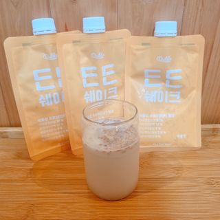 [덜다] 든든 식물성 단백질 쉐이크 40g X 7입 (곡물/딸기) — 5점을 준 리뷰어가 2023년 8월 올린 사용 사진
