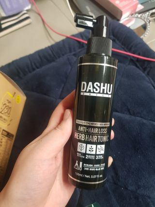 다슈코리아 다슈 데일리 안티 헤어로스 허브 헤어토닉 150ml — 5점을 준 리뷰어가 2021년 1월 올린 사용 사진