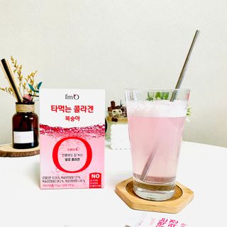 [음료수 대신 가능!]  빠르게 흡수되는 아임오 타먹는 콜라겐 1박스 — 5점을 준 리뷰어가 2023년 3월 올린 사용 사진