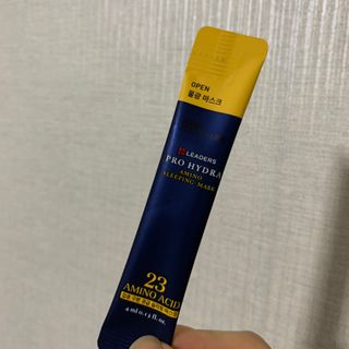 리더스코스메틱 리더스 프로 하이드라 아미노 슬리핑 마스크 — 5점을 준 리뷰어가 2021년 1월 올린 사용 사진