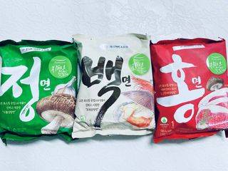 [풀무원] 자연은맛있다 정면, 백면, 홍면  세트 — 5점을 준 리뷰어가 2021년 4월 올린 사용 사진