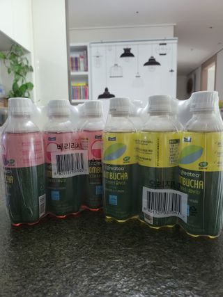 더그레잇티 콤부차 [매일유업] 더그레잇티 44kcal 콤부차 300ml *12개입 (오리지널 6개+베리리치 6개) — 5점을 준 리뷰어가 2023년 8월 올린 사용 사진