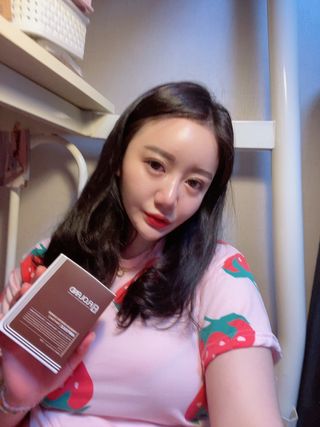 플로랜드 프리미엄 케라틴 체인지 헤어앰플 — 5점을 준 리뷰어가 2021년 4월 올린 사용 사진