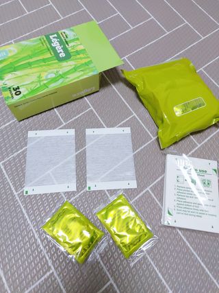 [레제르] 아로마 수액패치 발패치 30매입 -라벤더향/유칼립투스향/대나무향 — 5점을 준 리뷰어가 2022년 5월 올린 사용 사진