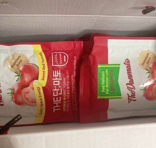 제이제이바이오 더단마토 프리미엄주스 100ml 30팩입 - 무설탕 스테비아 토마토즙 — 5점을 준 리뷰어가 2021년 12월 올린 사용 사진
