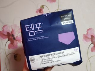 N[템포 ] 패드 내추럴 순면 입는 오버나이트 5P * 2개 — 4점을 준 리뷰어가 2024년 2월 올린 사용 사진