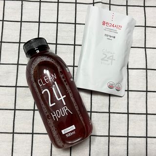 클린24시간 1BOX(5포) + 전용보틀(500ml) — 3.5점을 준 리뷰어가 2022년 9월 올린 사용 사진