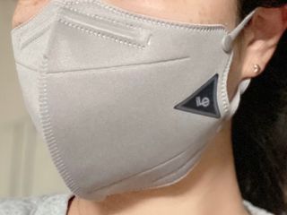 아이엘이 ILE 친환경 새부리형 방수 마스크 — 5점을 준 리뷰어가 2022년 4월 올린 사용 사진