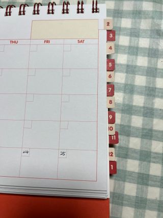 리훈 곰부 세우는 체크리스트 위클리 탁상 플래너 주간 일주일 계획표 — 5점을 준 리뷰어가 2023년 2월 올린 사용 사진