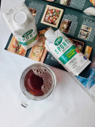 셀렉스스포츠 셀렉스 스포츠 웨이 프로틴 복숭아_ 330ml x 12팩 — 5점을 준 리뷰어가 2021년 8월 올린 사용 사진