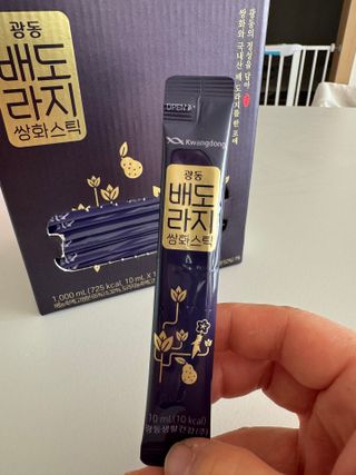 광동생활건강 나우 [광동] 배도라지 쌍화스틱 10mL x 100포 — 3.5점을 준 리뷰어가 2023년 11월 올린 사용 사진