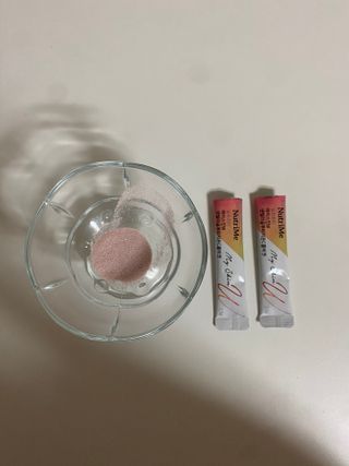뉴트리미 마이스킨W 센텔라글루타치온C콜라겐 28포 — 5점을 준 리뷰어가 2023년 2월 올린 사용 사진