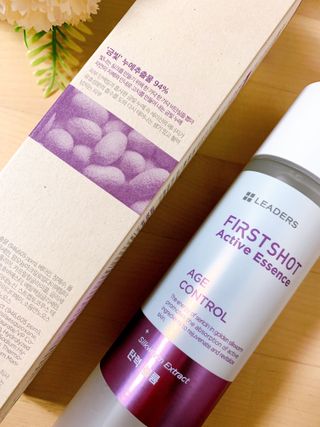 리더스코스메틱 리더스 퍼스트 샷 액티브 에센스 에이지 컨트롤 — 5점을 준 리뷰어가 2022년 1월 올린 사용 사진