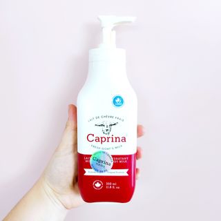 카프리나 산양밀크 모이스춰라이징 바디로션 350ml(오리지널향) — 5점을 준 리뷰어가 2023년 4월 올린 사용 사진