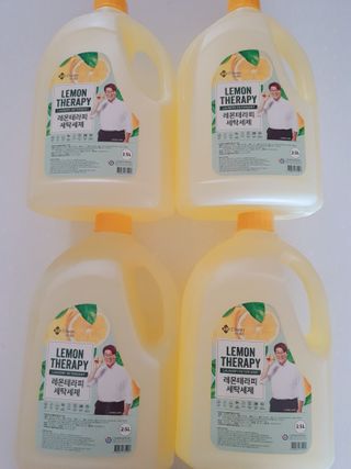 지오클린 레몬테라피 액체세제 2.5L 4개 — 5점을 준 리뷰어가 2022년 8월 올린 사용 사진