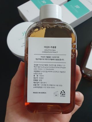 랑팡 병풀추출물150ml+어성초추출물150ml+스킨빅패드60매 — 4점을 준 리뷰어가 2021년 10월 올린 사용 사진