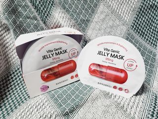 바노바기 코스메틱 바노바기 비타제닉 젤리마스크 리프팅 (10매입) — 5점을 준 리뷰어가 2023년 5월 올린 사용 사진