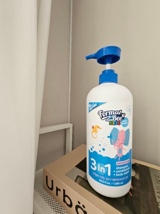 포멀비 키즈 3in1 1000ml /  베이비파우더향 — 5점을 준 리뷰어가 2025년 7월 올린 사용 사진