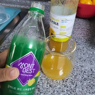 몽베스트 Montbest with Sparkling water Lemon OR Lime 20병(랜덤) — 5점을 준 리뷰어가 2021년 10월 올린 사용 사진