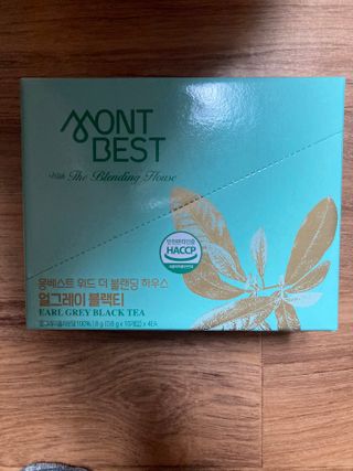 몽베스트 위드더 블랜딩 하우스 _ 얼그레이 블랙티 — 4.5점을 준 리뷰어가 2023년 2월 올린 사용 사진