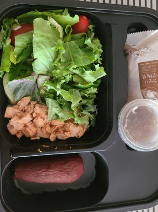 참살이도시락 작심삼일 샐러드도시락 3개 맛보기 새벽배송 또는 택배배송 — 리뷰어가 2021년 7월 올린 사용 사진
