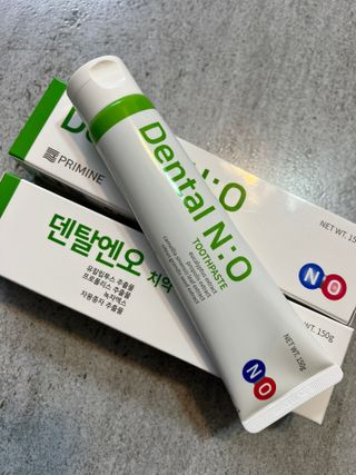 프리마인 유해균 뿐만 아니라 유익균까지 씻어내는 치약은 그만, 건강한 구강환경을 만드는 덴탈엔오 — 4점을 준 리뷰어가 2022년 10월 올린 사용 사진
