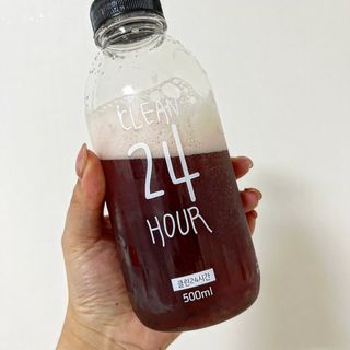 클린24시간 1BOX(5포) + 전용보틀(500ml) — 4.5점을 준 리뷰어가 2022년 9월 올린 사용 사진