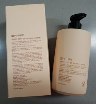프리마인 더이상 뻣뻣하고 효과없는 탈모샴푸는 NO. 근본부터 케어하는 셀베이스 그린티샴푸(500ml) — 5점을 준 리뷰어가 2023년 1월 올린 사용 사진