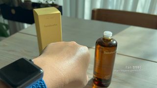 스킨큐어 산다화 비타민c 화이트닝 토너 150ml — 4.5점을 준 리뷰어가 2021년 12월 올린 사용 사진