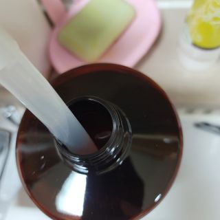 달리프 진저 베러 퍼퓸 탈모 완화 샴푸 1000ml 향 3종 — 5점을 준 리뷰어가 2021년 3월 올린 사용 사진