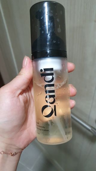 헤어플러스 콴디 아침세안제 폼클렌징 퓨어 어니스티 모닝클렌저 — 5점을 준 리뷰어가 2021년 6월 올린 사용 사진
