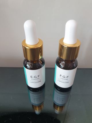 랑팡 EGF+FGF 10ppm 리포좀 앰플 원액 10ml — 5점을 준 리뷰어가 2021년 10월 올린 사용 사진