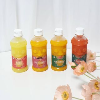 탐라원 제주의 맛, 몬딱주스 4종세트 - 한라봉몬딱주스, 천혜향몬딱주스, 청귤에이드, 당근몬딱주스 — 5점을 준 리뷰어가 2021년 8월 올린 사용 사진