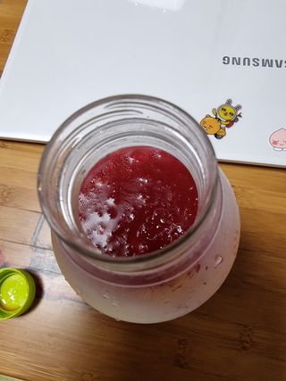 트롯전통식혜 트롯레드비트식혜 1리터 +500리터 — 4.5점을 준 리뷰어가 2021년 6월 올린 사용 사진