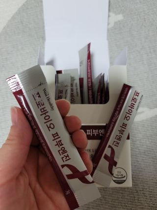 삼진제약 위시헬씨 [삼진제약] 위시헬씨 프로바이오 피부엔진 — 5점을 준 리뷰어가 2020년 12월 올린 사용 사진