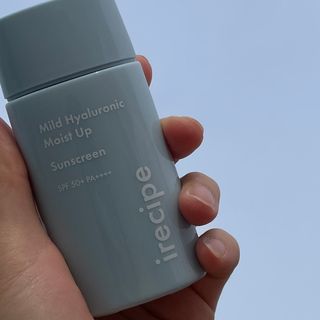 아이레시피 마일드 히알루로닉 모이스트 업 선스크린 SPF50+ PA++++ — 4.5점을 준 리뷰어가 2023년 6월 올린 사용 사진