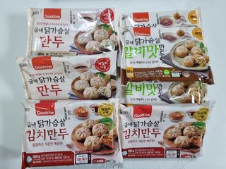 굽네몰 [굽네] 닭가슴살 만두 3종 9팩 — 5점을 준 리뷰어가 2021년 9월 올린 사용 사진