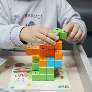 애니블록 뽀로로 퍼즐 스타터 — 5점을 준 리뷰어가 2021년 1월 올린 사용 사진