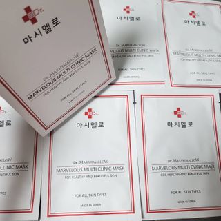 닥터마시멜로 마블러스 멀티 클리닉 마스크 — 5점을 준 리뷰어가 2021년 5월 올린 사용 사진