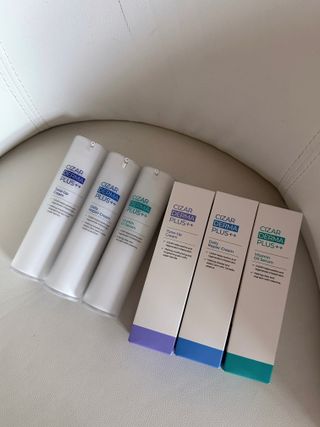 시자르 더마 플러스 오일 세럼, 리페어 크림, 톤업 크림 세트 — 5점을 준 리뷰어가 2023년 9월 올린 사용 사진